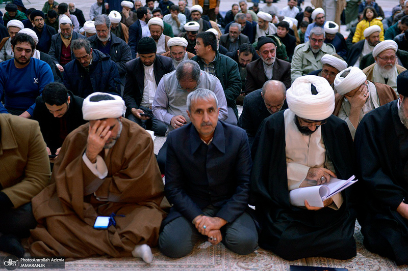 مراسم عزاداری شب شهادت امام هادی(ع) در حرم مطهر امام خمینی