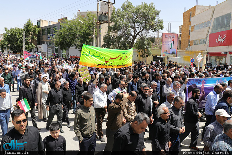 راهپیمایی باشکوه روز جهانی قدس در خمین