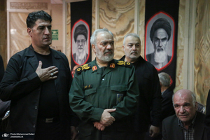مراسم سالگرد شهادت سپهبد شهید محمد باقری، همسر و فرزند ایشان