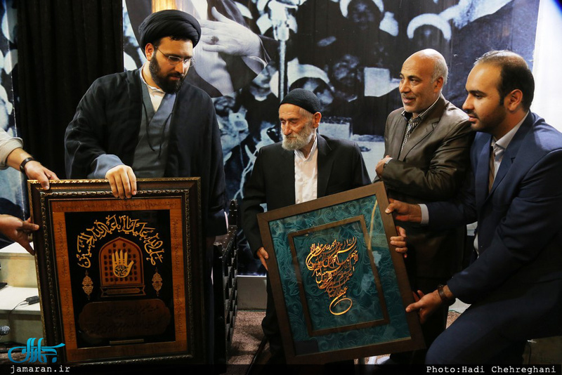 مراسم بزرگداشت حاج عیسی جعفری در بیت حضرت امام(س) در قم