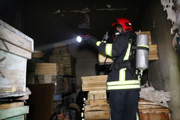 گاز پیک‌نیک عامل آتش‌سوزی در کارگاه تولید جعبه