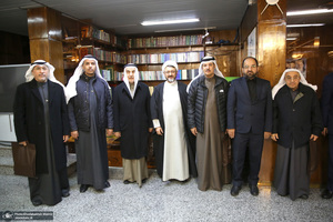 دیدار مزروق فالح الحبینی، رئیس گروه دوستی پارلمانی کویت و ایران با علی کمساری