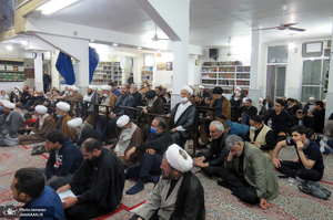 مراسم احیای شب بیست و یکم ماه رمضان دفتر آیت الله العظمی صانعی (ره)