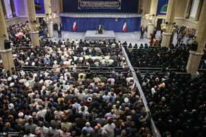 دیدار کارگزاران حج با رهبر معظم انقلاب