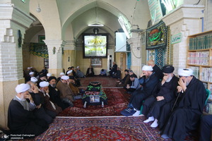 مراسم تشییع آیت الله موسوی تبریزی (ره)