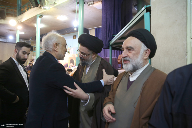 مراسم سالگرد رحلت آیت‌الله سید محمد موسوی بجنوردی در حسینیه جماران  -2