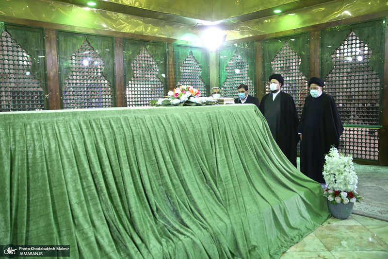 تجدید میثاق رئیس جمهور و اعضای دولت با آرمان های حضرت امام (س)