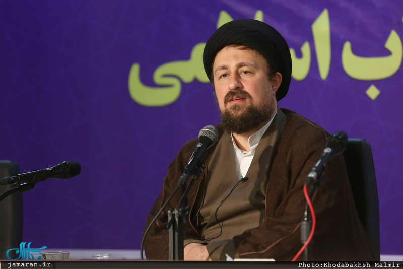 حضور سید حسن خمینی در همایش نقد روش شناسی تاریخ نگاری انقلاب اسلامی