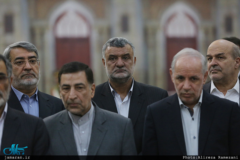 تجدید میثاق رئیس جمهور و هیات دولت با آرمان حضرت امام(س) 