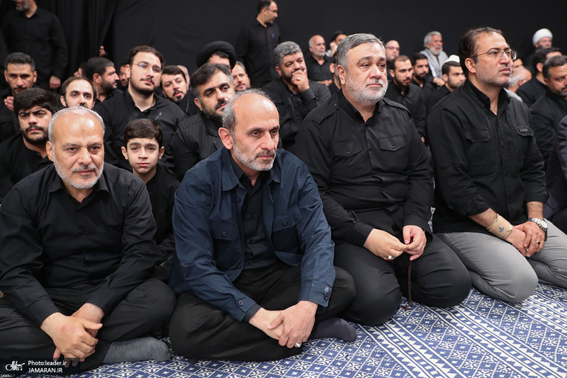 مراسم عزادارای شب عاشورا با حضور رهبر انقلاب اسلامی