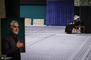 آخرین شب عزاداری حضرت اباعبدالله الحسین(ع) در حسینیه امام خمینی