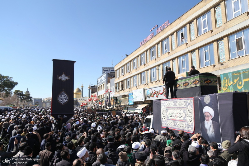 مراسم تشییع آیت الله العظمی صافی گلپایگانی (ره) در قم - 2