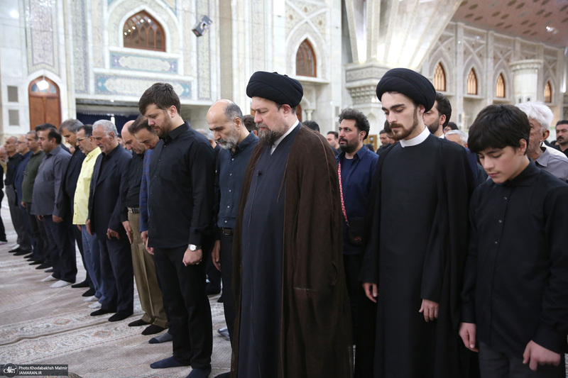 نماز و تشییع حاج علی اکبرشفیعی در حرم مطهر امام خمینی (س)