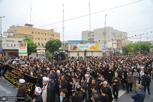 دسته عزاداری شهادت حضرت علی (ع) با حضور آیت‌الله العظمی وحید خراسانی