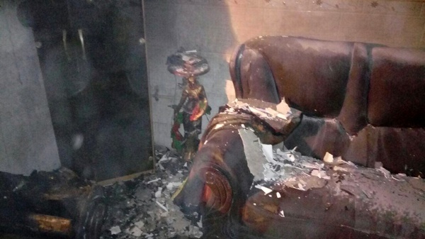 آتش‌سوزی منزل مسکونی در بوشهر بر اثر اتصال برق کولر
