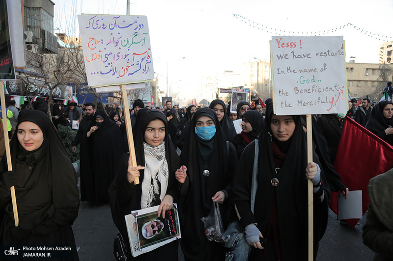 حضور میلیون ها تهرانی در تشییع پیکر مطهر سردار قاسم سلیمانی - 8