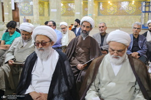 مراسم تشییع و خاکسپاری آیت الله نورالله شاه آبادی(ره) در قم