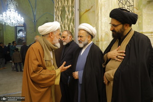 مراسم بزرگداشت آیت الله امامی کاشانی (ره) در مسجد اعظم قم