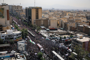 مراسم تشییع شهدای جنگ تحمیلی رژیم صهیونیستی در تهران-7