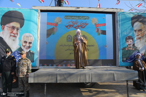 مراسم آغاز دهه فجر در بیت حضرت امام خمینی (س) در قم