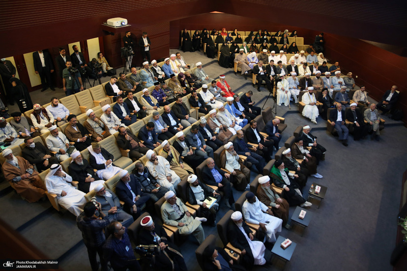 دیدار مهمانان خارجی سی و هفتمین کنفرانس وحدت اسلامی با سیدحسن خمینی