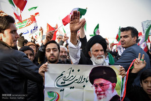 تجمع و راهپیمایی مردمی در اعتراض به آشوب های اخیر در استان ها 