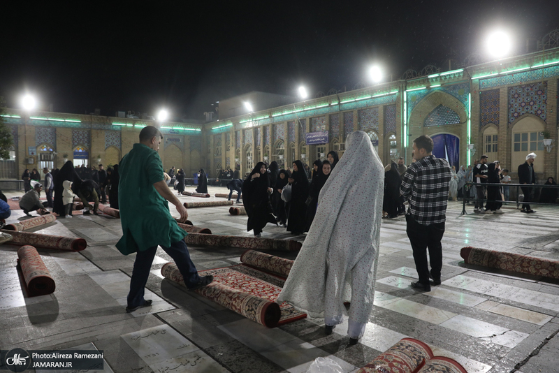 مراسم شب بیست و یکم ماه مبارک رمضان در حرم حضرت عبدالعظیم حسنی (س)