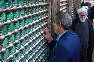 تجدید میثاق جمعی از مدیران و کارکنان بنیاد مسکن انقلاب اسلامی با آرمان های امام خمینی (س)