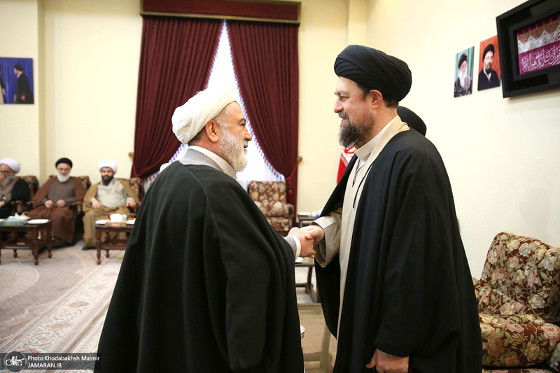 حاشیه تجدید میثاق اعضای مجلس خبرگان رهبری با آرمان های امام خمینی (س)