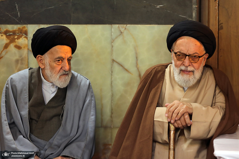 مراسم ترحیم مرحوم آیت الله نورالله شاه آبادی (ره) در تهران