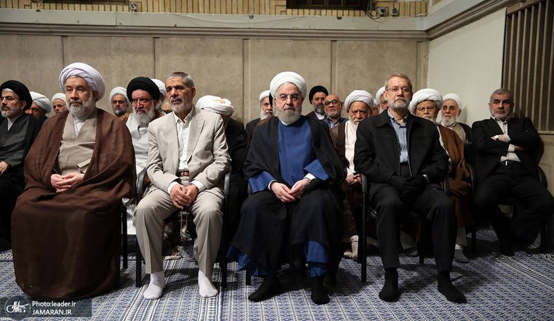 دیدار مسئولان نظام و مهمانان کنفرانس وحدت اسلامی با رهبر معظم انقلاب