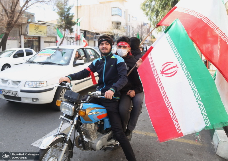 راهپیمایی 22 بهمن در قم -1