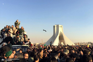 حضور میلیون ها تهرانی در تشییع پیکر مطهر سردار قاسم سلیمانی - 12