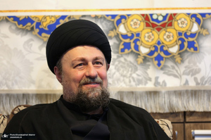 حضور سید حسن خمینی در منزل حجت الاسلام و المسلمین شهید خطیب