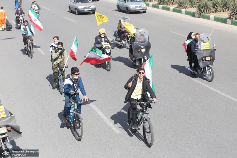 راهپیمایی 22 بهمن در قم -1