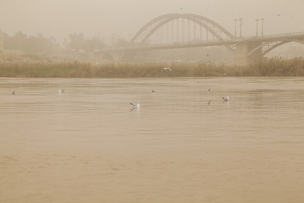 گرد و غبار در خوزستان، ایلام و سیستان و بلوچستان