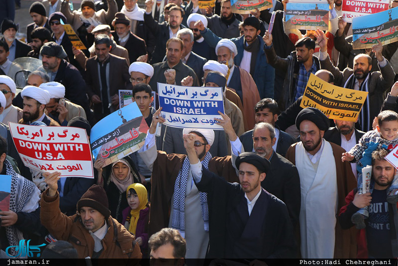 راهپیمایی ضد صهیونیستی پس از نماز جمعه‌ قم