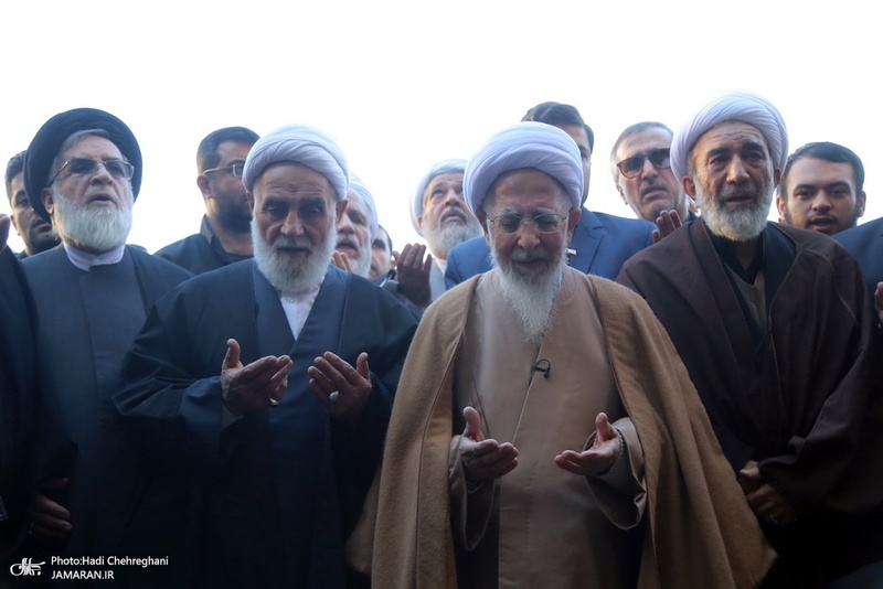 مراسم تشییع و خاکسپاری آیت الله سید هاشم رسولی محلاتی(ره) در قم