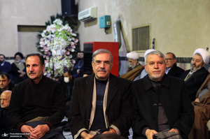 مراسم بزرگداشت آیت الله موسوی بجنوردی (ره) در حسینیه جماران - 1