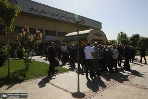 مراسم تشییع محمدرضا سوخته سرایی