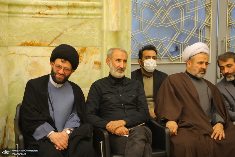 مراسم بزرگداشت شهیدان «علی رازینی» و «محمد مقیسه» در مسجد اعظم قم‎