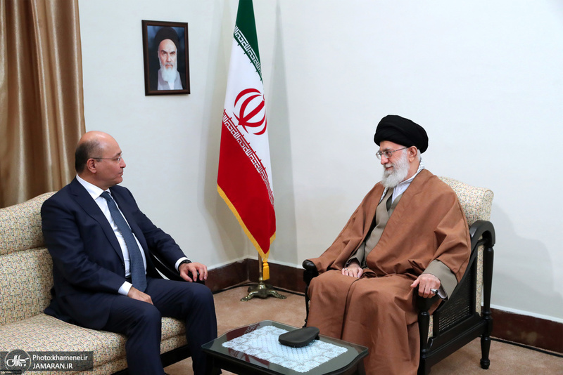 دیدار رئیس جمهوری عراق با رهبر معظم انقلاب