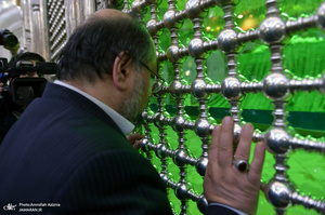 تجدید میثاق وزیر و کارکنان وزارت تعاون، کار و رفاه اجتماعی با آرمان حضرت امام(س)