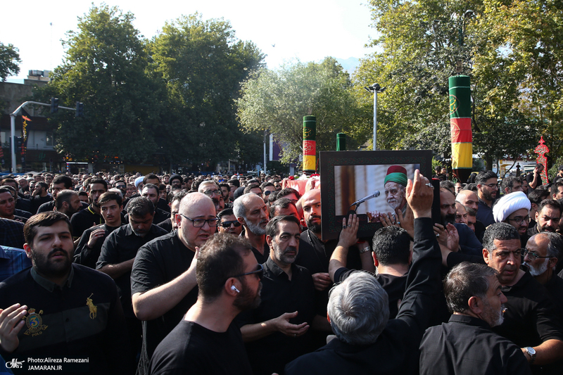 مراسم تشییع پیکر پیر غلام اهل بیت (س) حاج حسین عرب