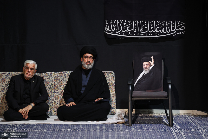 اولین شب مراسم عزاداری ماه محرم در جوار محل عروج ملکوتی قائد شهید انقلاب