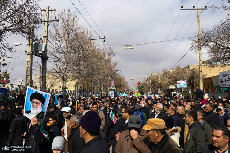 راهپیمایی باشکوه 22 بهمن در خمین