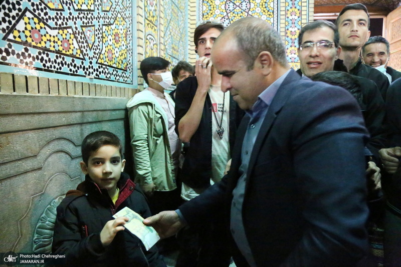 مراسم آغاز  سال 1401 در حرم کریمه اهل بیت (ع)‎