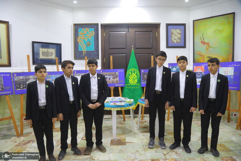 مراسم افتتاح دهمین نمایشگاه قرآن و عترت استان قم در مجتمع فرهنگی یادگار امام‎