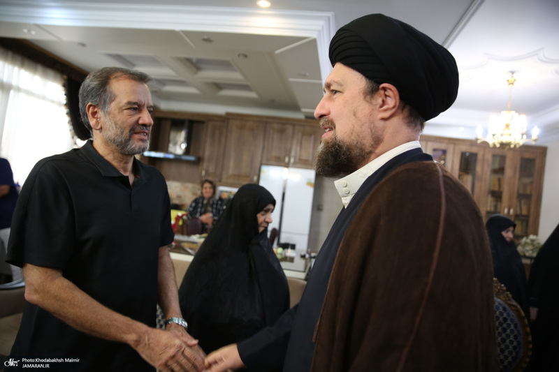 حضورسید حسن خمینی در منزل مرحوم سید علی صنیع خانی