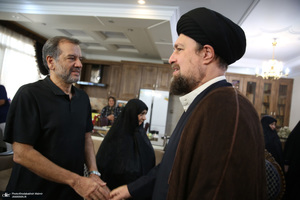 حضورسید حسن خمینی در منزل مرحوم سید علی صنیع خانی
